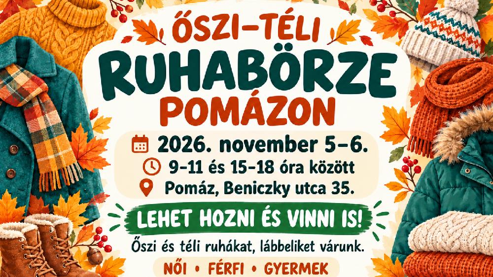 Őszi-téli ruhabörze