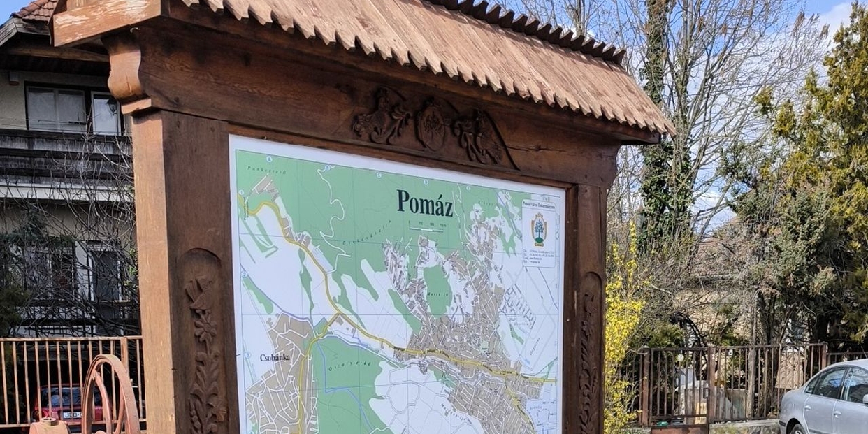 Megújult közterületi térképek Pomázon