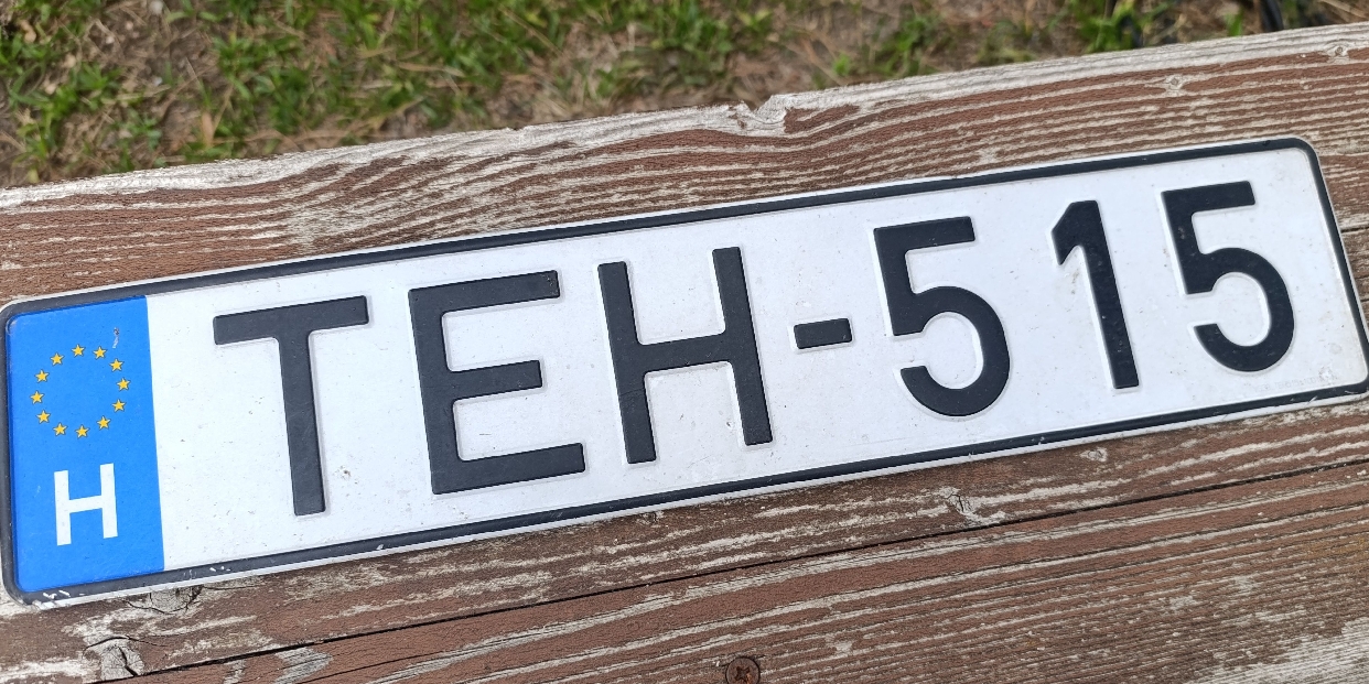 Elveszett rendszám tulajdonosát keressük