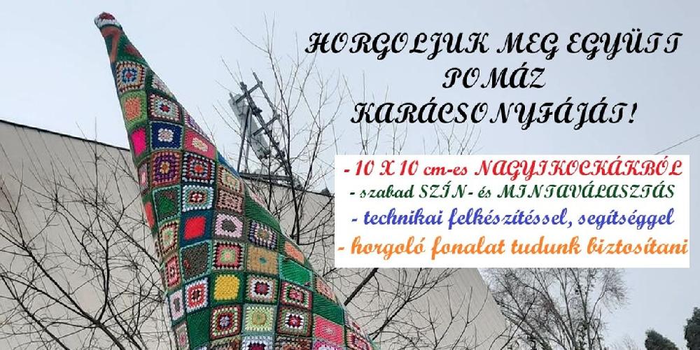 Horgoljuk meg együtt Pomáz karácsonyfáját!