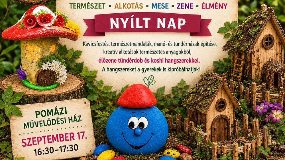 Kreatív Természet Műhely Szakkör – Nyílt nap
