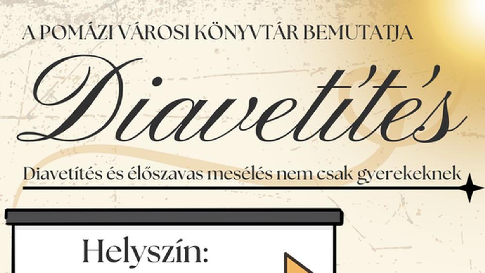 Diavetítés a könyvtárban
